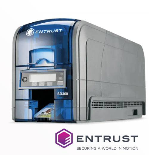 Entrust SD360 Automatic Dual Sided Id Card Printer