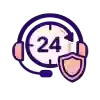 24 hrs free support